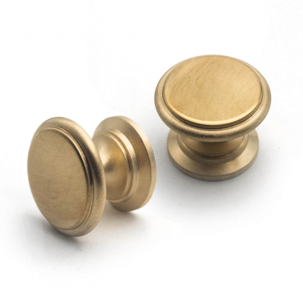 Furniture Button 160 - Brushed brass - 32 mm