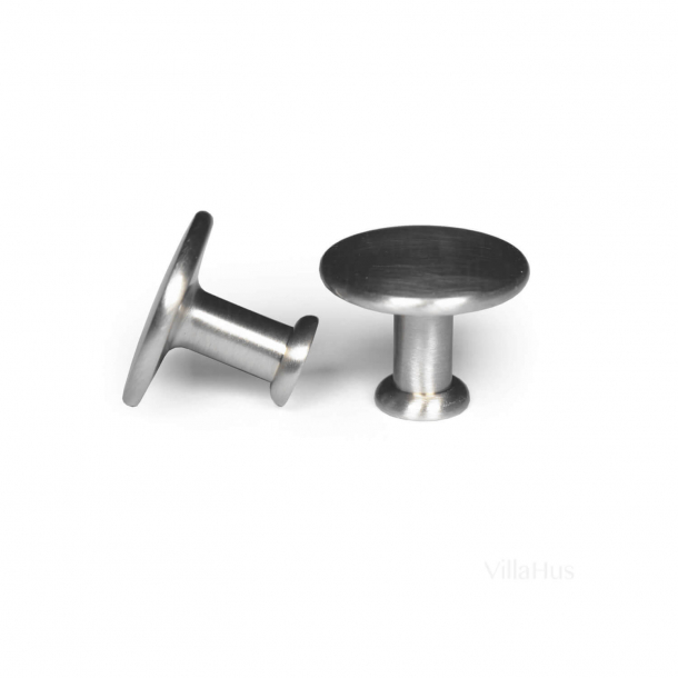 Furniture knob 101 - Brushed nickel - 25 mm