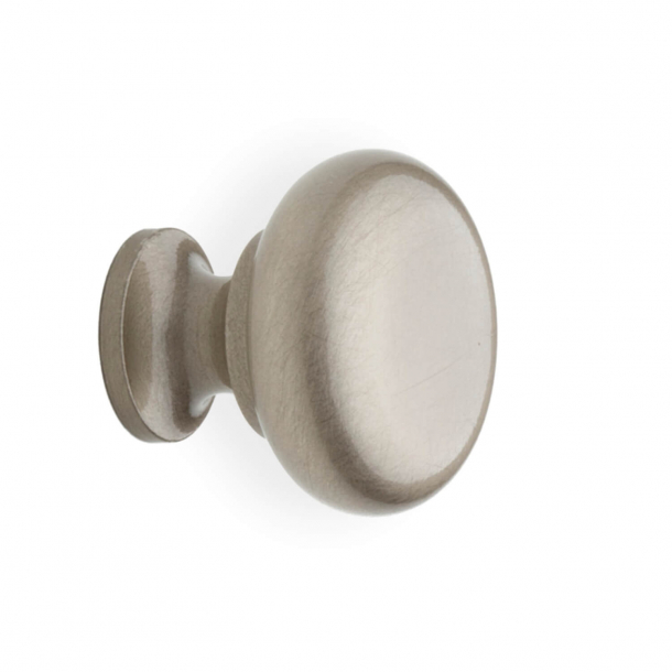 Furniture knob 100 - Satin nickel - 31 mm