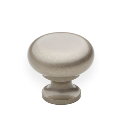 Mbelknapp 100 - Borstat nickel - 31 mm