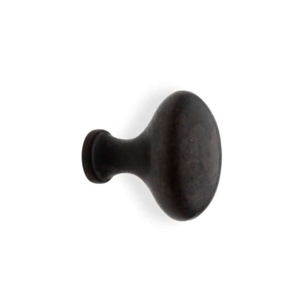 Furniture knob - Browned brass - Enrico Cassina - Model 105 - 25 mm