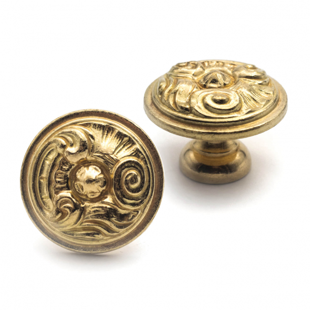 Furniture Button 523 - Brass Without lacquer - 30mm