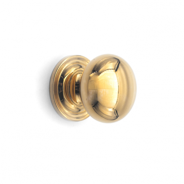 Furniture Button 158 - Unlacquered Brass - 25 mm