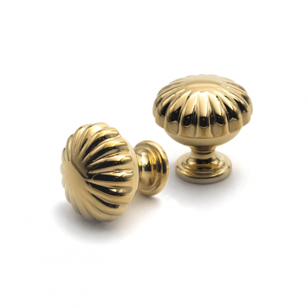 Cabinet knob 168 - Brass without lacquer - Enrico Cassina - 26 mm