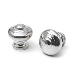 Furniture knob 102 - Nickel plated - 30 mm