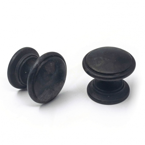 Furniture Button - Model 161 - browned brass - 32 mm