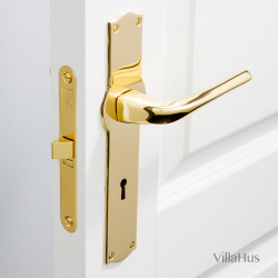 Drgreb - Indendrs - Messing - AMALIENBORG Langskilt med nglehul - Model ODILE