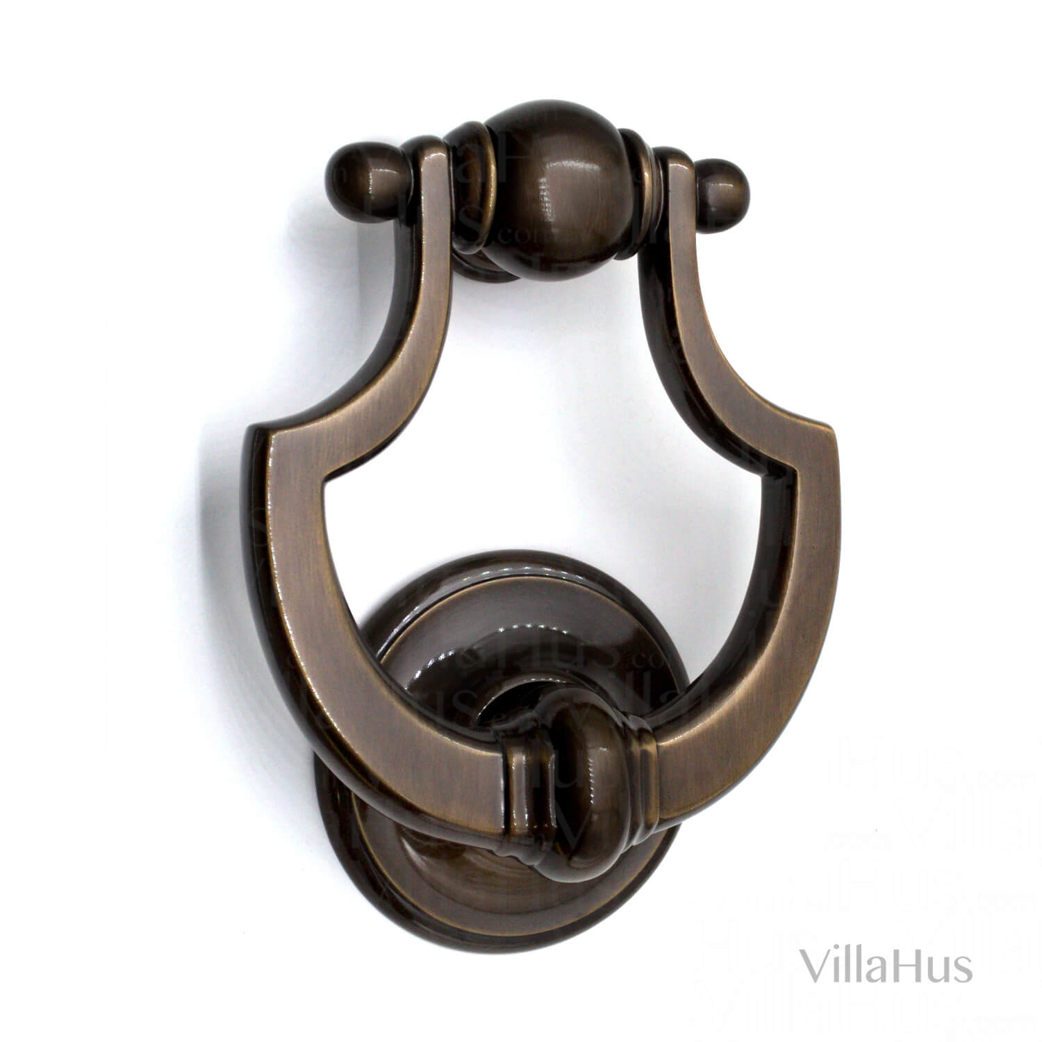 Meget rart godt Arrangement Ring tilbage Door hammer - Antique bronze - Model 702 - 158 mm - DOOR KNOCKER - VillaHus