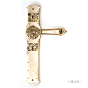 Drrhandtag - Inomhus Mssing - Art Nouveau - Lngskylt - C09610