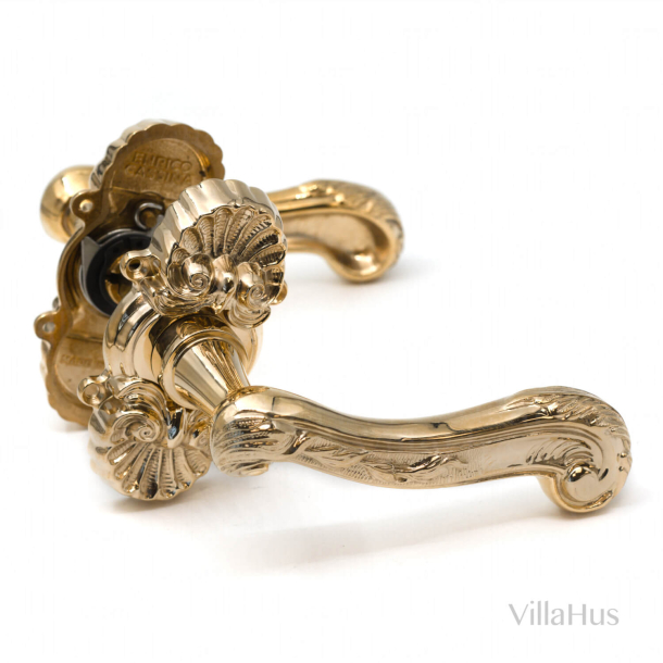 Door handle interior - Brass rosette / escutcheon - Italian Baroque - model C04315