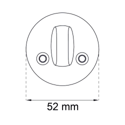 Habo Selection Cylindervred - Krom - Modell TS1