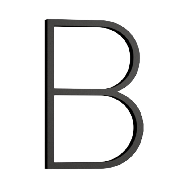 Habo Selection House letter B - Black - Model Contemporary - 120,5 mm
