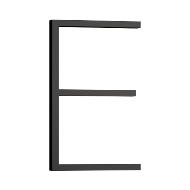 Habo Selection House letter E - Black - Model Contemporary - 120,5 mm