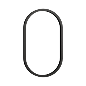 Habo Selection Hausnummer 0 - Schwarz - Modell Contemporary - 180 mm