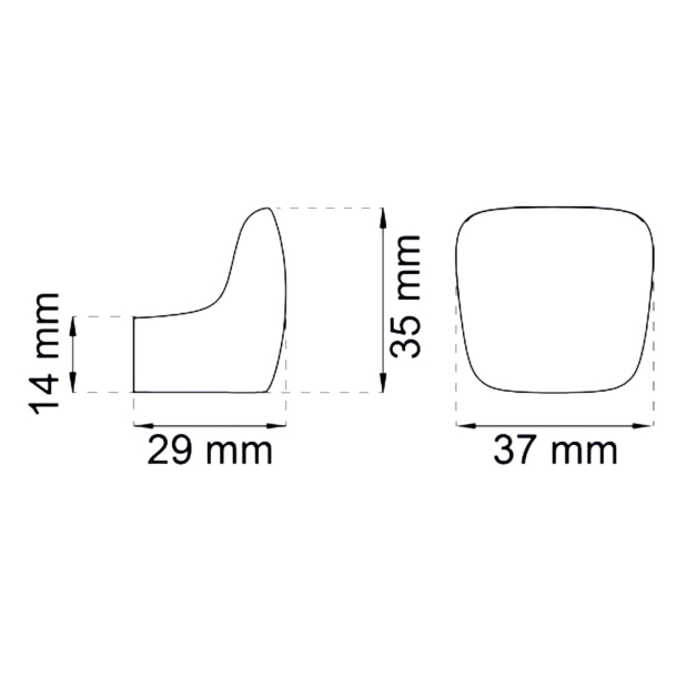 Habo Selection Hook - Brass - Model MF 1:1
