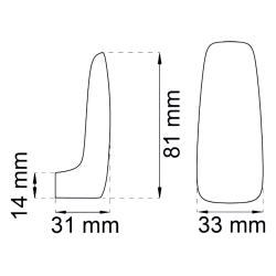Habo Selection Hak - Czarny - Model MF 1:3