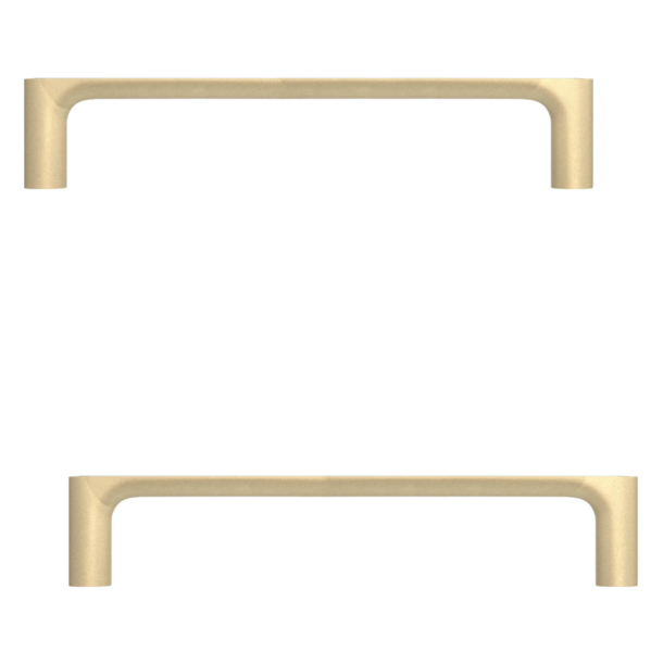 Habo Selection Cabinet handle - Glass blasted brass - Model TS1 - cc192 mm