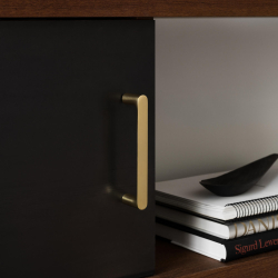 Habo Selection Cabinet handle - Brass - Model TS1 - cc192 mm