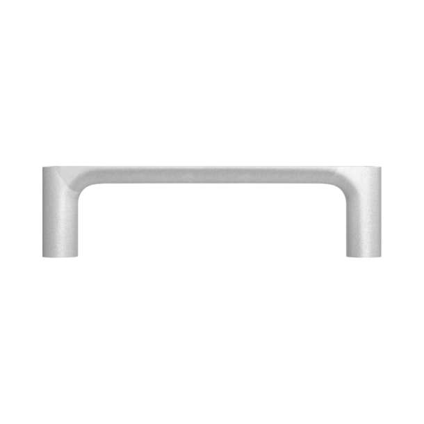 Habo Selection Cabinet handle - Glass blasted chrome - Model TS1 - cc128 mm