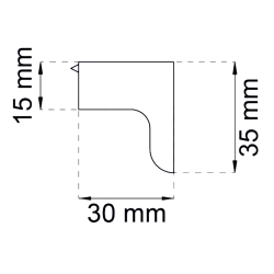 Ga&#322;ka do mebli Habo Selection - Chrom - Model TS 1:2