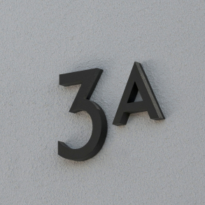 House numbers and letters