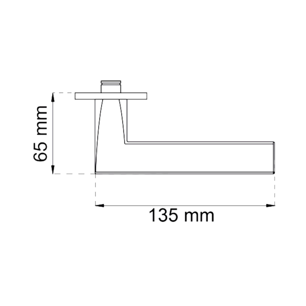 Habo Drrhandtag - Exterir - Polerad mssing - Modell Denver