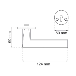 Habo Drrhandtag med nyckelskyltar - inomhus - Vit - Modell Denver