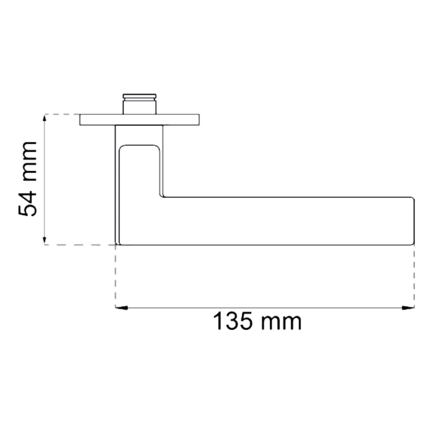 Habo drgreb - Udvendigt - Mat sort - Model Edmonton
