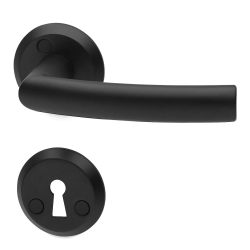 Habo drgreb med ngleskilte - indendrs - Mat sort - Model Atlanta