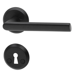 Habo drgreb med ngleskilte - indendrs - Mat sort - Model Boston