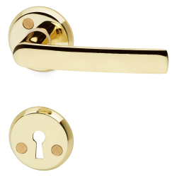 Habo drgreb med ngleskilte - indendrs - Poleret messing - Model Torino