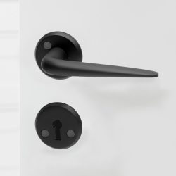 Habo drgreb med ngleskilte - indendrs - Mat sort - Model Porto