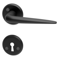 Habo drgreb med ngleskilte - indendrs - Mat sort - Model Porto