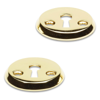 Habo nyckelskyltar - Polerad mssing - Modell Torino