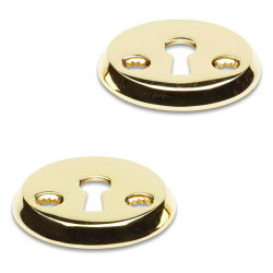 Habo nyckelskyltar - Polerad mssing - Modell Torino