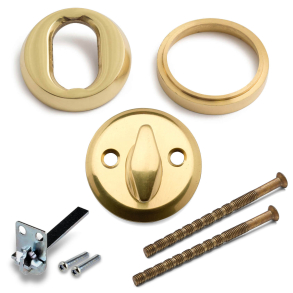 Vridergreb + Universal Cylinderring - Messing - ASSA - cc30mm