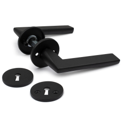 Drgreb indenDrs - Sort - Rosetter og Ngleskilt - Model DENVER - Nye Dre