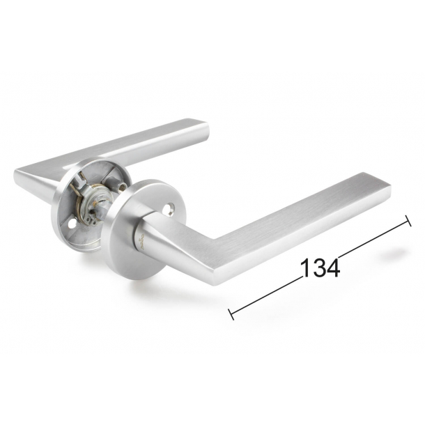 Drgreb - Udendrs - Brstet krom - Model DENVER