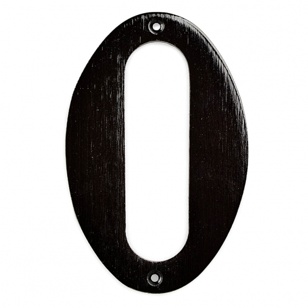 House numbers, Black, 140 mm, Model 572