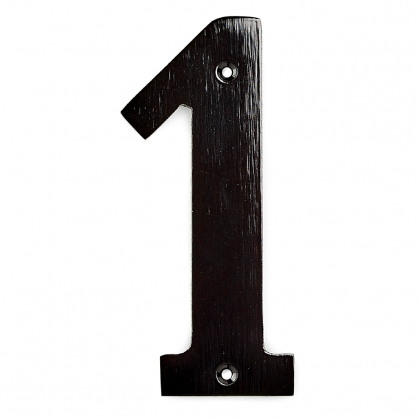 House numbers, Black, 140 mm, Model 572