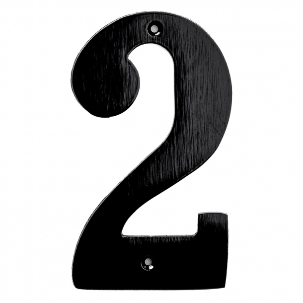 House numbers, Black, 140 mm, Model 572