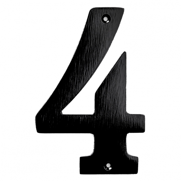 House numbers, Black, 140 mm, Model 572