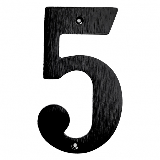House numbers, Black, 140 mm, Model 572