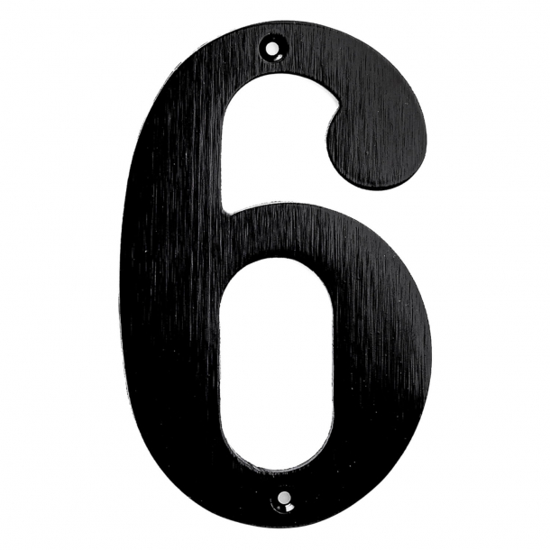 House numbers, Black, 140 mm, Model 572