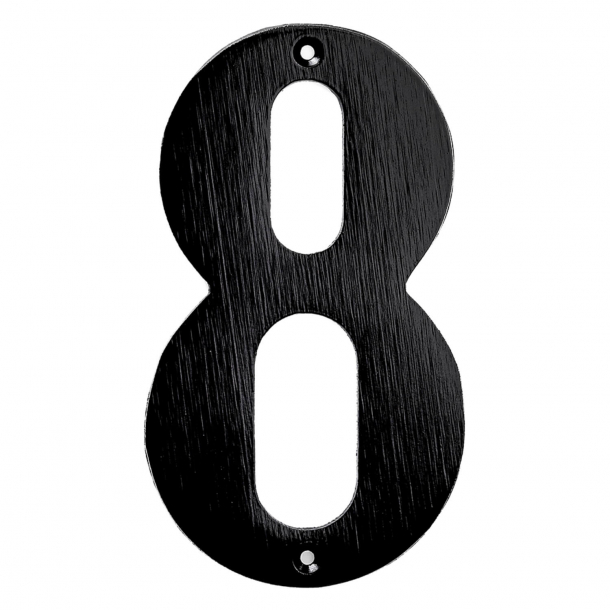 House numbers, Black, 140 mm, Model 572