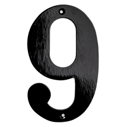 House numbers, Black, 140 mm, Model 572