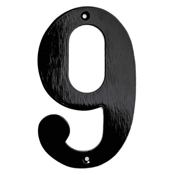 House numbers, Black, 140 mm, Model 572