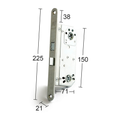 Lsbox 68765 galvaniserad / rostfri