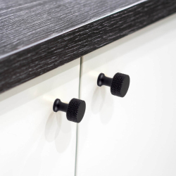 Furniture knob - Lexington - HABO - Black - 20 mm