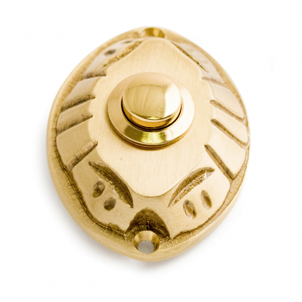 Przycisk dzwonka - mosi&#261;dz satynowany - model 543